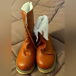 Sherpa lined boots